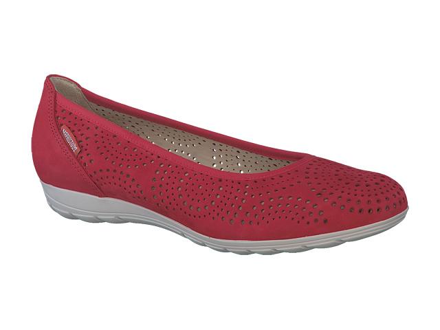 Ballerines femme modèle Elsie perf Rouge - Mephisto